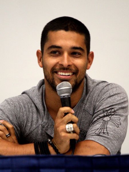 Wilmer Valderrama caught on the camera during an interview.